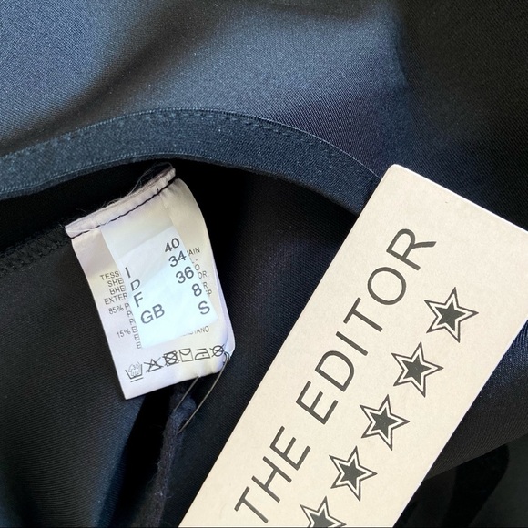 THE EDITOR Logo Scuba Neoprene Tank Bodysuit - Picture 9 of 9